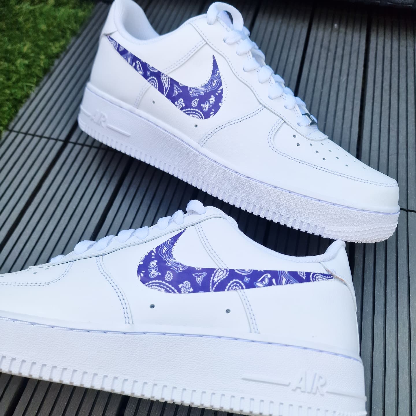 Air Force 1 "Bandana blau" 0006