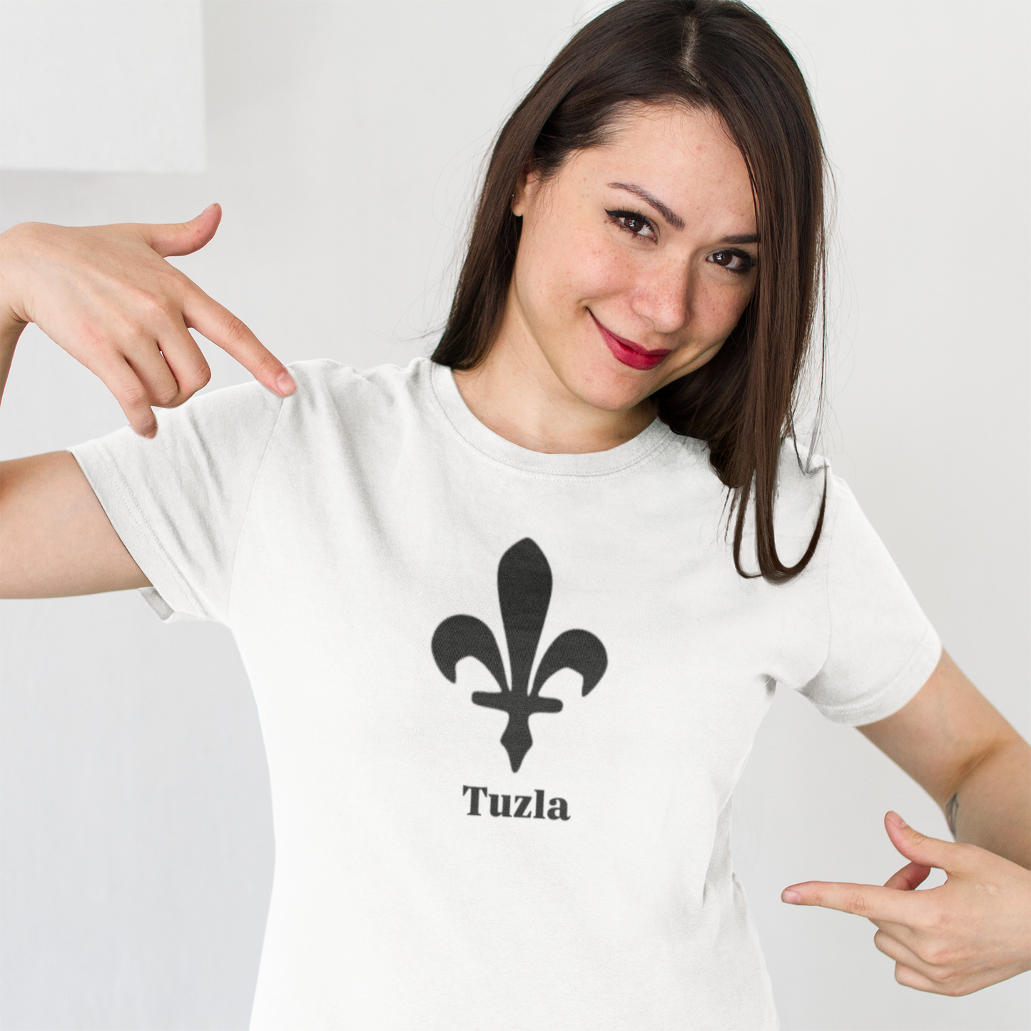 Bügelbild Bosnien Wunschtext