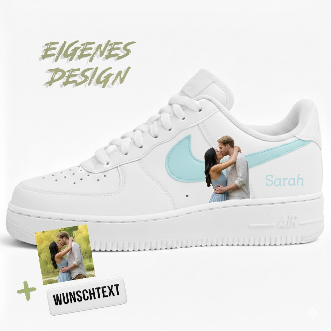 Eigenes Design Air Force 1 "pale blue"