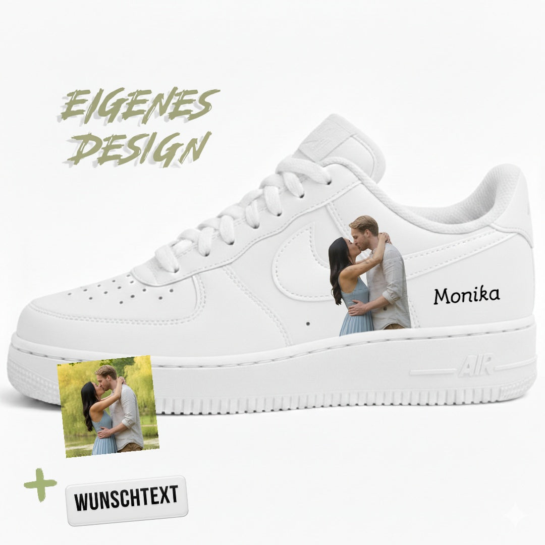 Eigenes Design Air Force 1 "weiß"