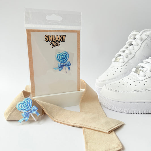 Sneakytats "blauer Lolipop 0002"