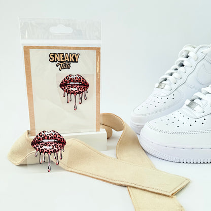 Sneakytats "Lippen Leopardmuster 0047"