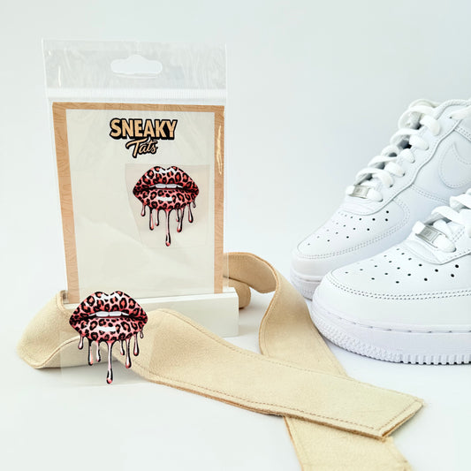 Sneakytats "Lippen Leopardmuster 0047"