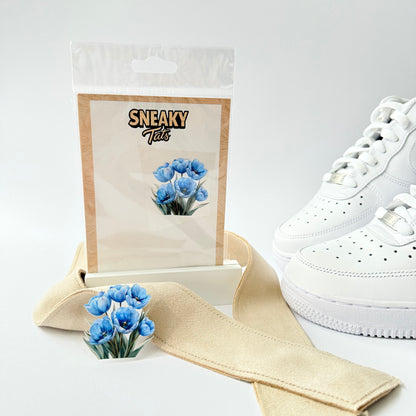 Sneakytats "Blaue Blumen 0051"