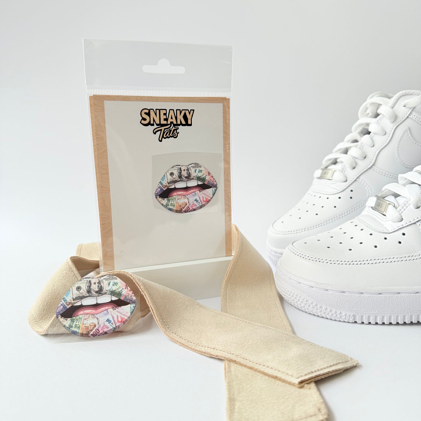 Sneakytats "Lippen Money 0196"