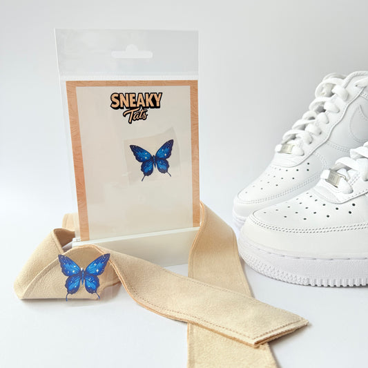 Sneakytats "blaue Schmetterlinge 0220"