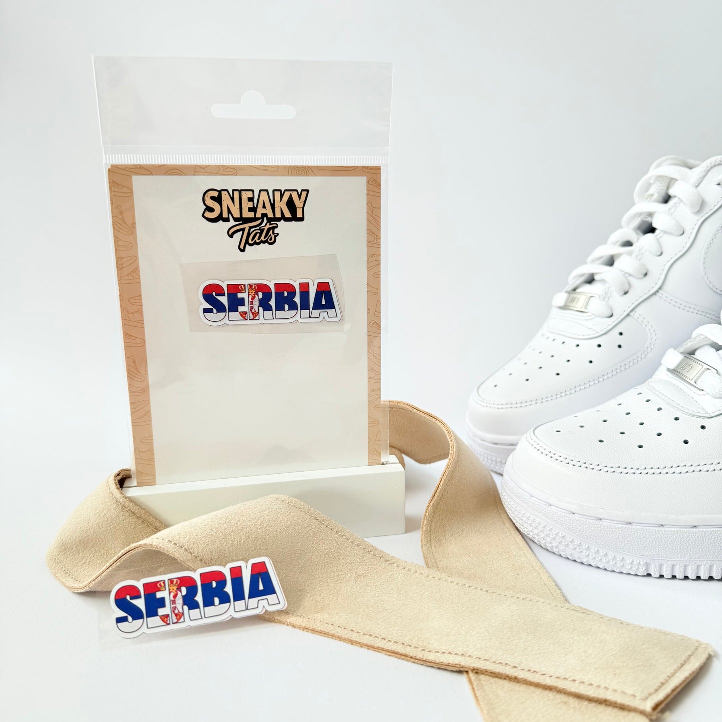 Sneakytats "Schriftzug Serbia 0232"