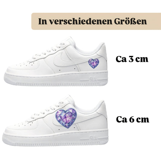 Sneakytats " Diamant Herz 0624"