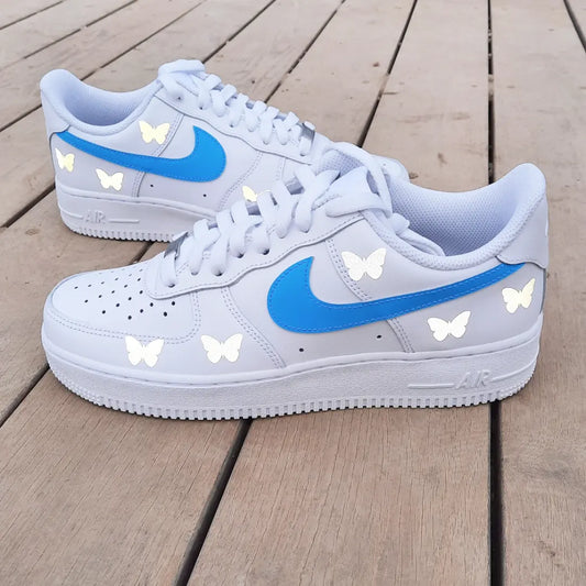 Air Force 1 "Reflective Schmetterlinge blue"