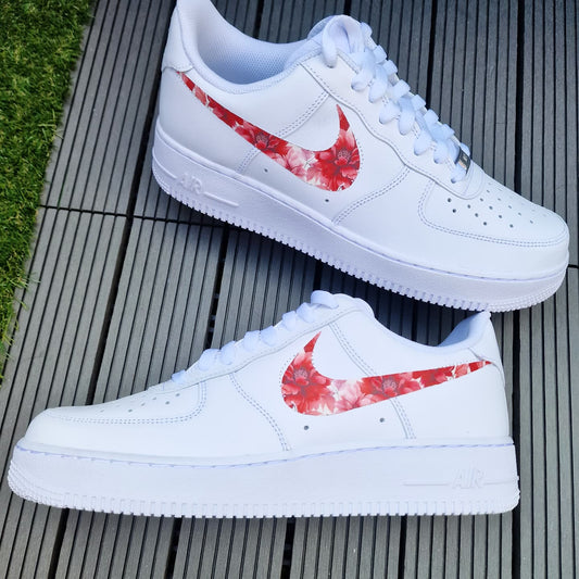 Air Force 1 "Rote Blumen Zeichen"