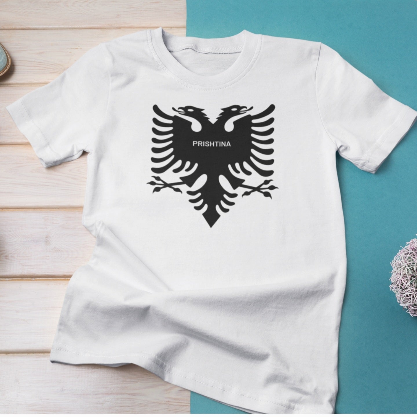Bügelbild Albanien Wunschtext