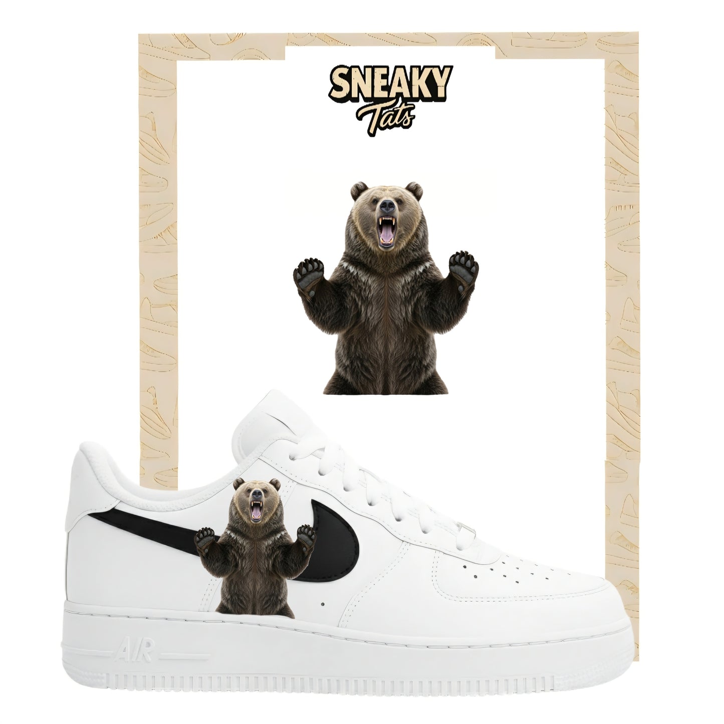 Sneakerfolien für Nike Air force 1 und Jordan Bär