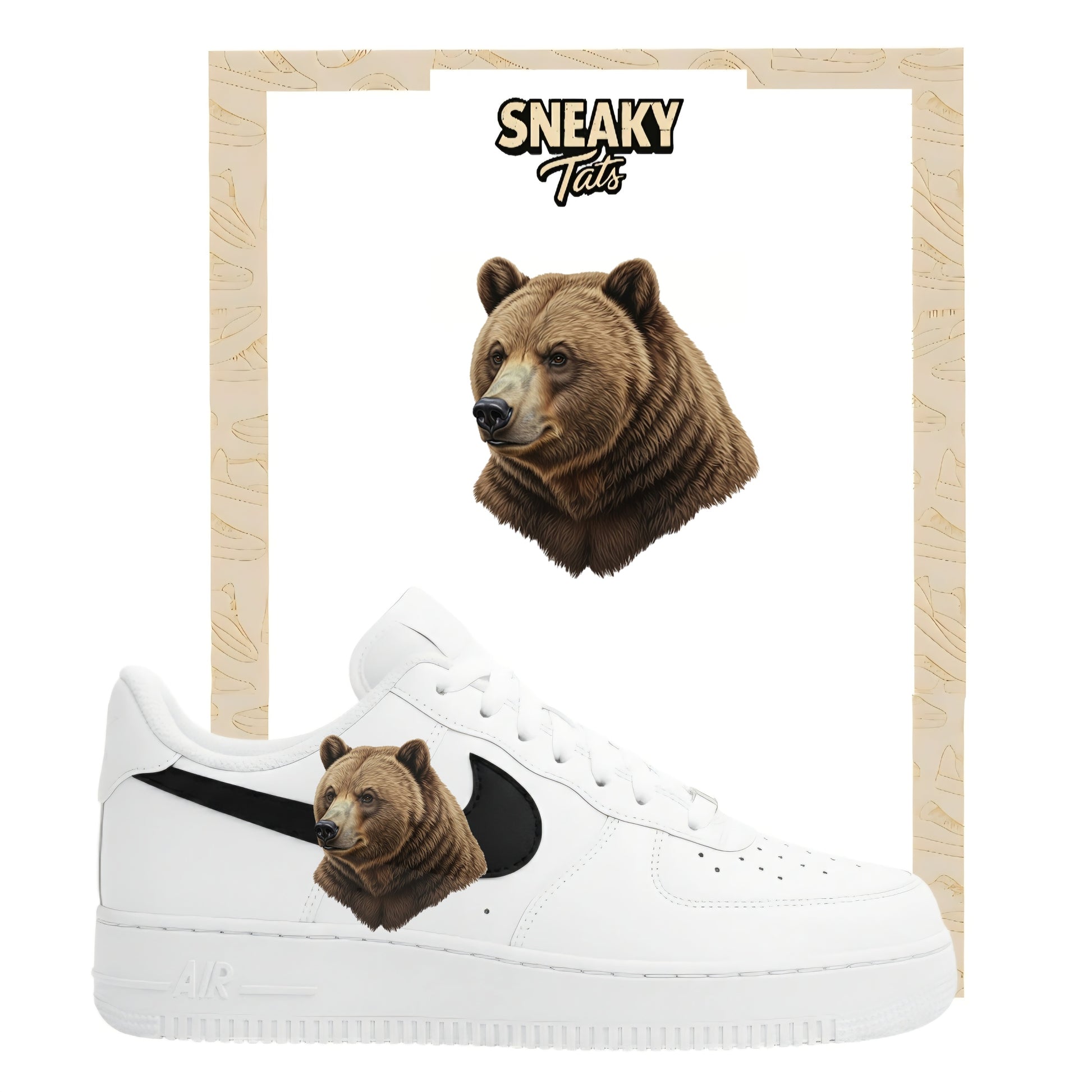 Sneakerfolien für Nike Air force 1 und Jordan Bär