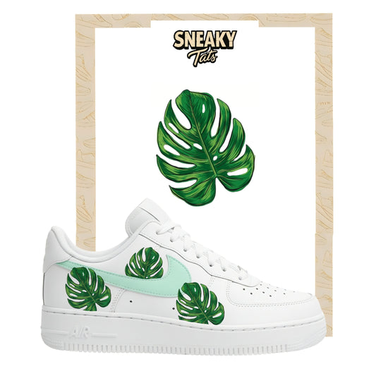 Bügelfolien für Nike Air force 1 und Jordan Blatt