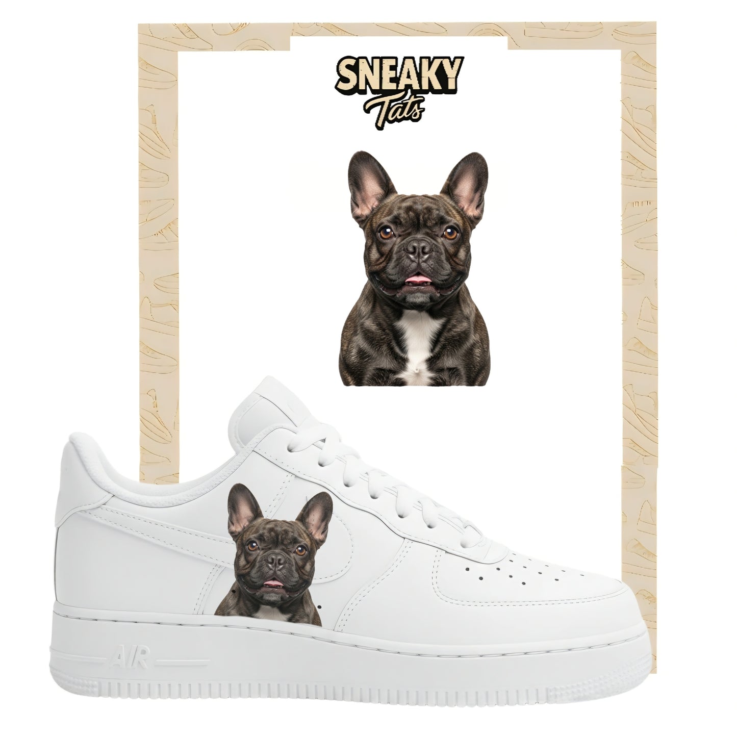 Bügelfolie für Nike Air force 1 und Jordan Bully