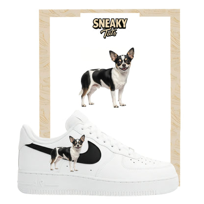 Bügelfolie für Nike Air force 1 und Jordan Chihuahua