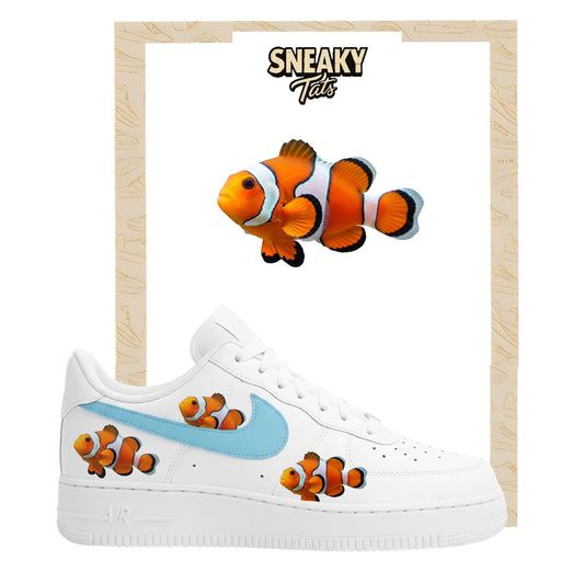 Bügelfolie für Nike Air force 1 und Jordan Clown