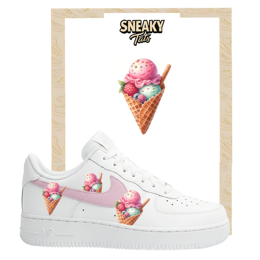 Bügelfolien für Nike Air force 1 und Jordan Eis