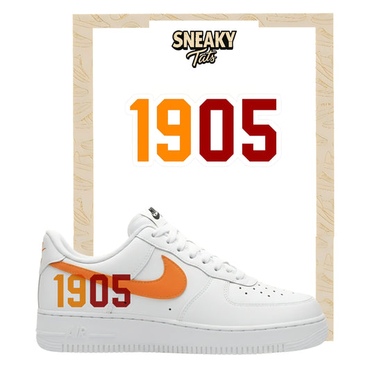 Sneakerfolien für Nike Air force 1 und Jordan Galatasaray 1905