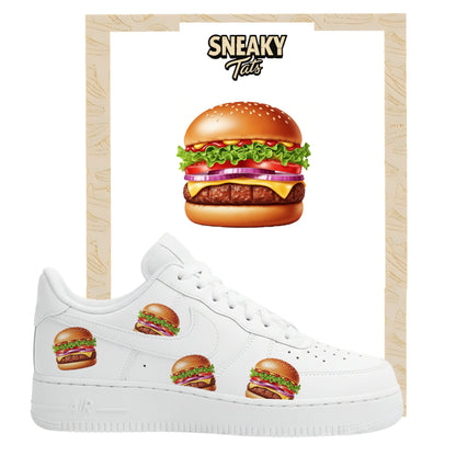 Bügelfolien für Nike Air force 1 und Jordan HAmburger