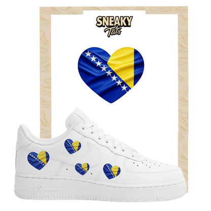Bügelfolie für Nike Air force 1 und Jordan Herz Bosnien
