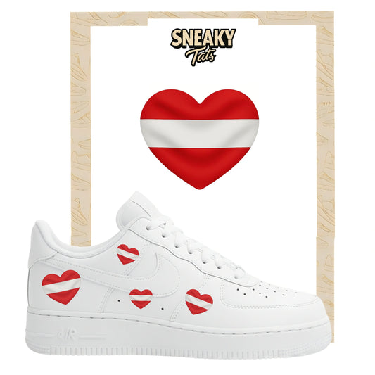 Bügelfolie für Nike Air force 1 und Jordan Herz Österreich