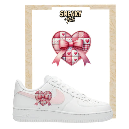 Bügelfolien für Nike Air force 1 und Jordan Herz Schleife
