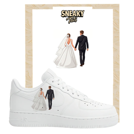 Sneakerfolien für Nike Air force 1 und Jordan Hochzeit