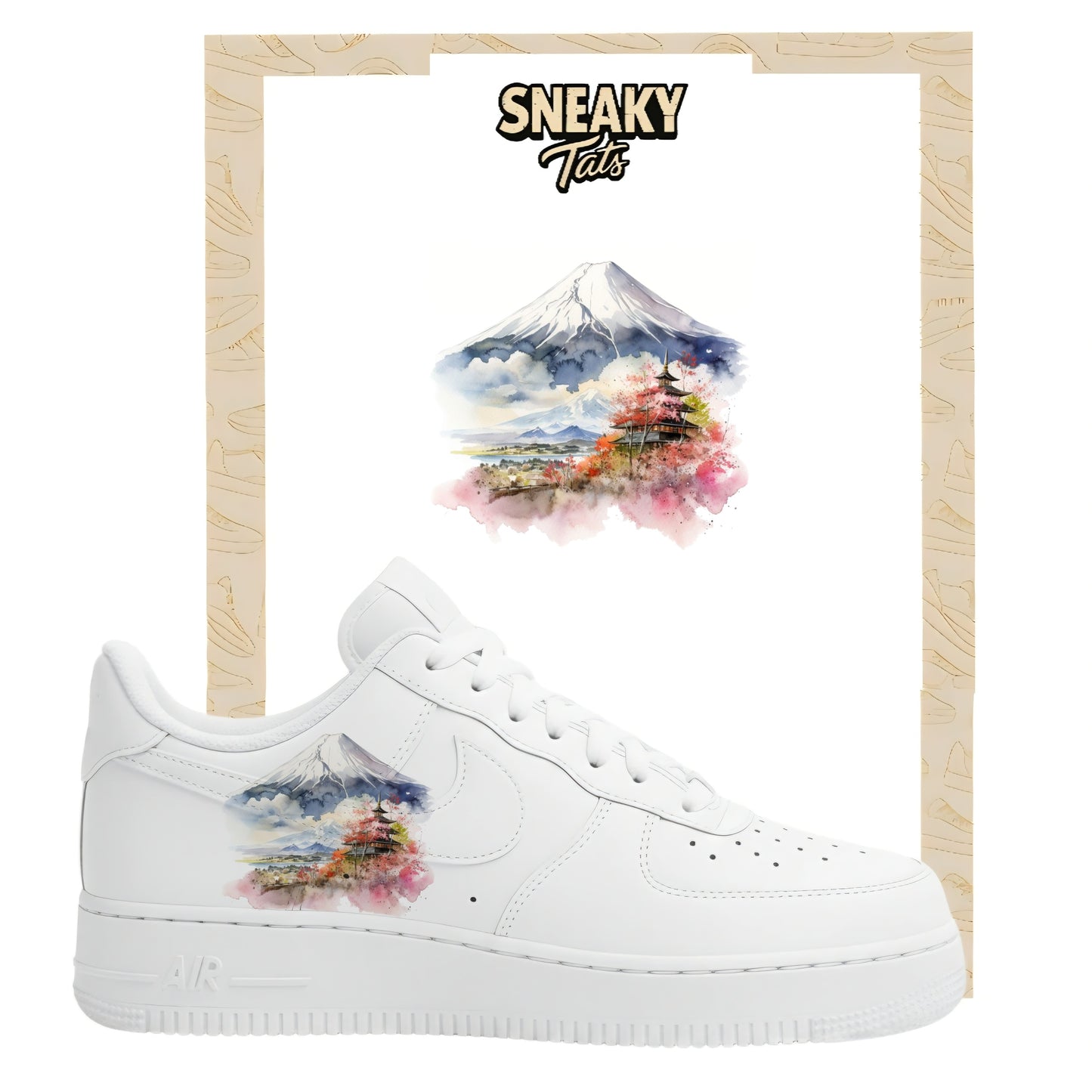 Bügelfolien für Nike Air force 1 und Jordan Japan Vulkan