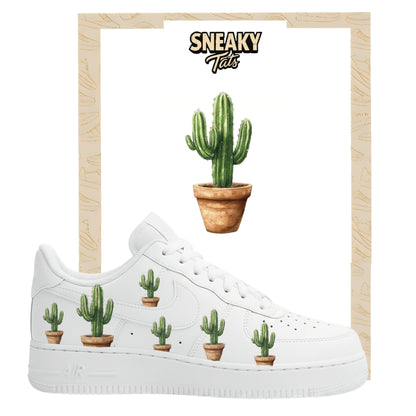 Sneakerfolien für Custom Sneaker Nike Air force 1 und Jordan Kaktus