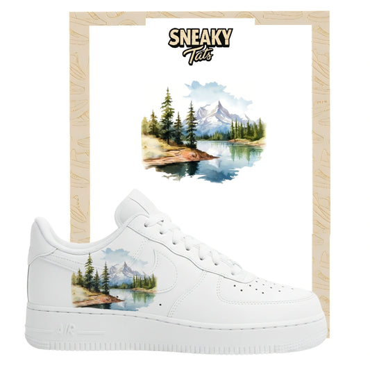 Bügelfolien für Nike Air force 1 und Jordan Landschaft