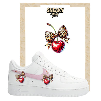 Bügelfolien für Nike Air force 1 und Jordan Kirsch Schleife