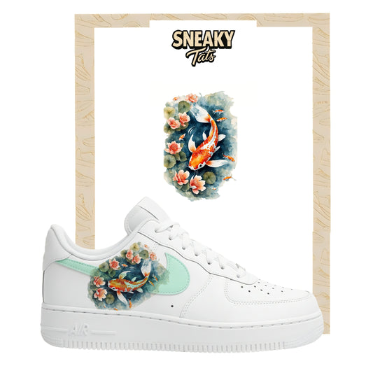 Bügelfolie für Nike Air force 1 und Jordan Koi