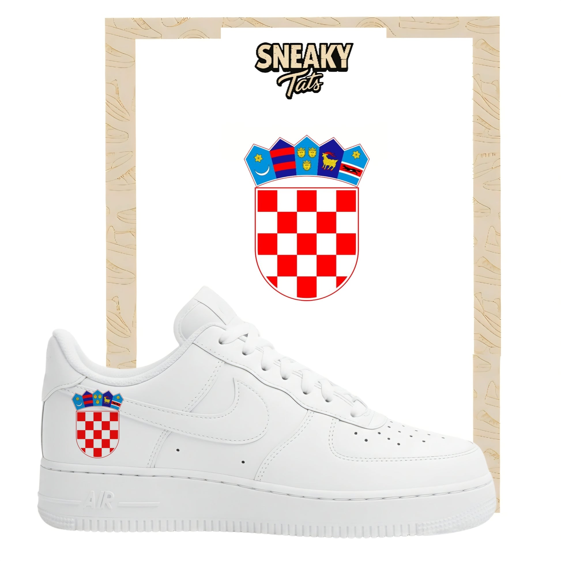 Bügelfolie für Nike Air force 1 und Jordan Kroatien