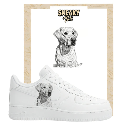 Bügelfolie für Nike Air force 1 und Jordan Labrador