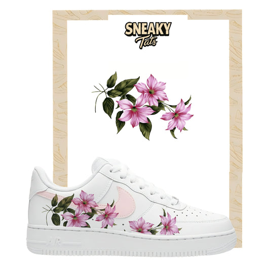 Sneakerfolien für Custom Sneaker Nike Air force 1 und Jordan Lilien