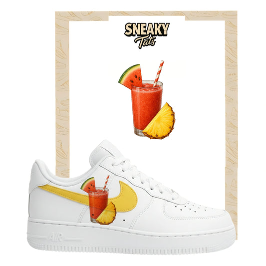 Sneakerfolien für Nike Air force 1 und Jordan Melone - Ananas Cocktail