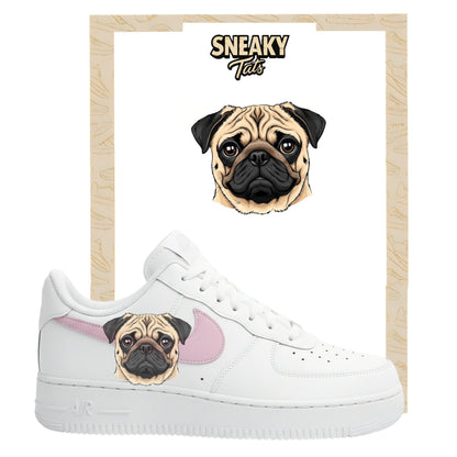 Bügelfolie für Nike Air force 1 und Jordan Mops