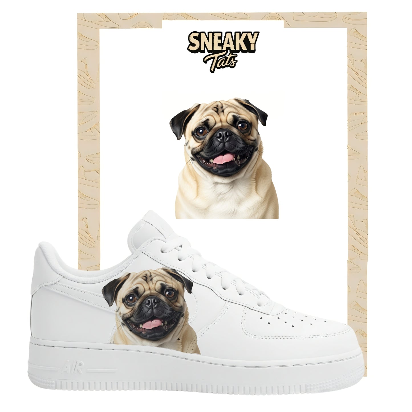 Bügelfolie für Nike Air force 1 und Jordan Mops