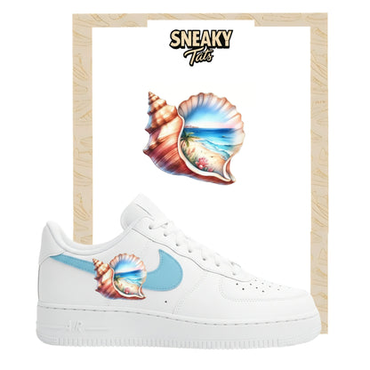 Bügelfolien für Nike Air force 1 und Jordan Muscheln