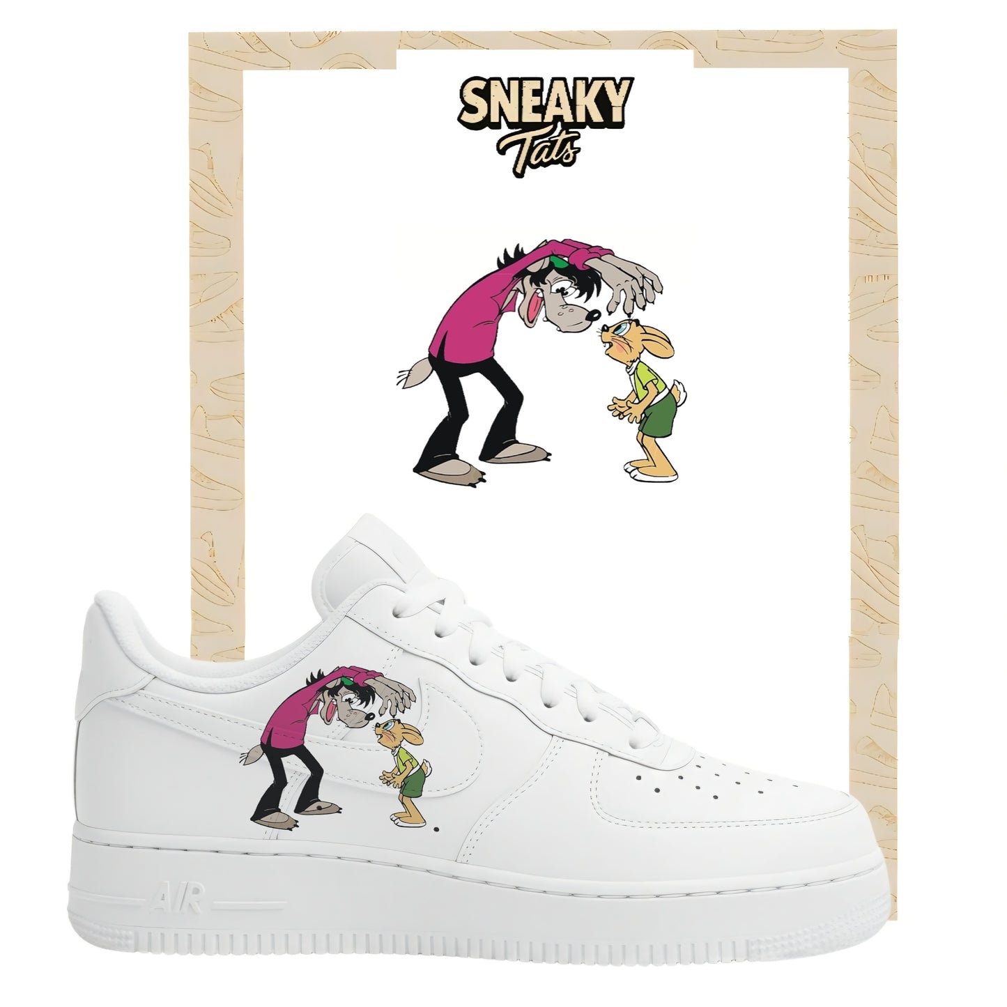 Bügelfolien für Nike Air force 1 und Jordan Nu Pagadi