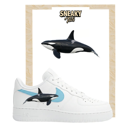 Bügelfolie für Nike Air force 1 und Jordan Orca