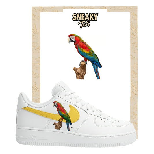 Bügelfolie für Nike Air force 1 und Jordan Papagei