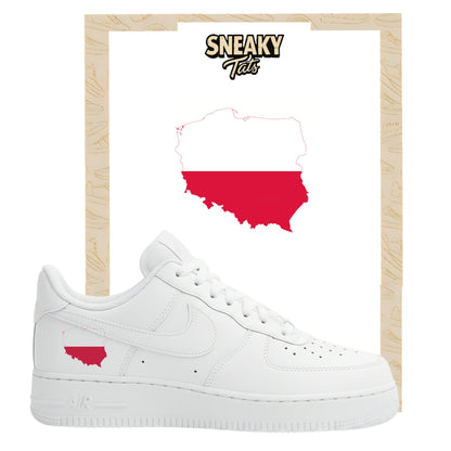 Bügelfolie für Nike Air force 1 und Jordan Polen