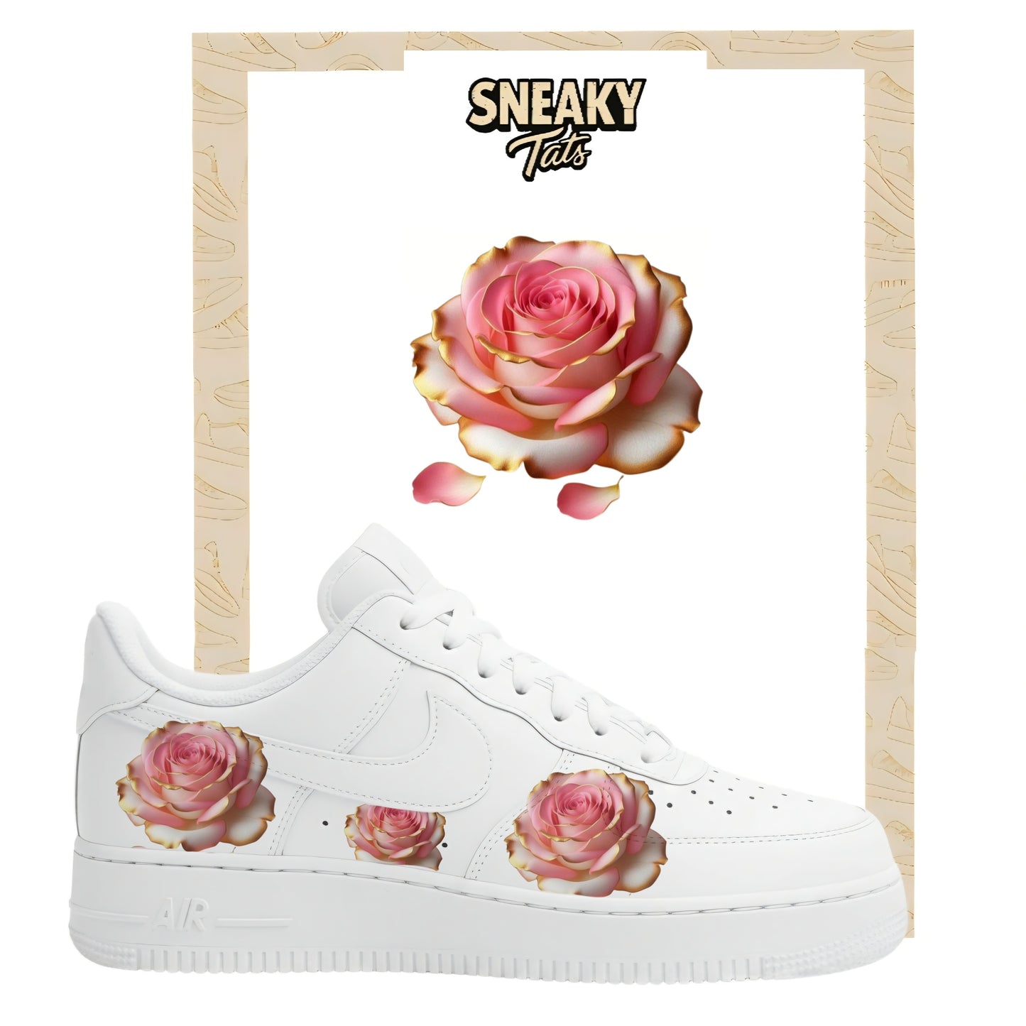 Sneakerfolien für Custom Sneaker Nike Air force 1 und Jordan Rose