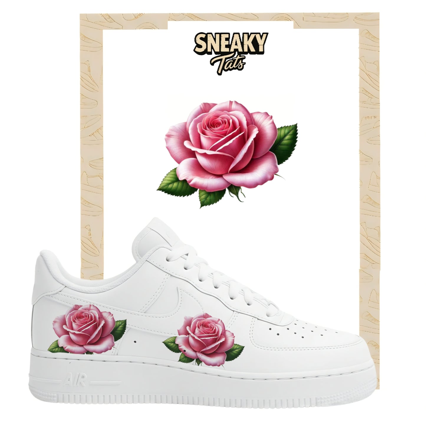 Sneakerfolien für Custom Sneaker Nike Air force 1 und Jordan Rose