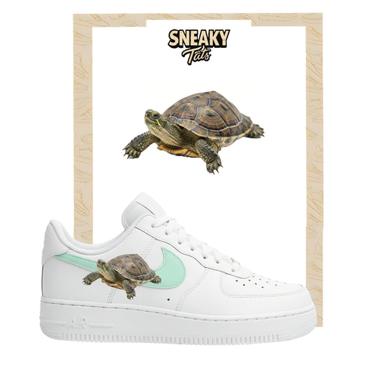 Bügelfolie für Nike Air force 1 und Jordan Schildkröte