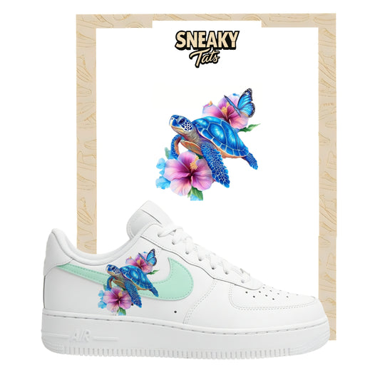 Bügelfolie für Nike Air force 1 und Jordan Schildkröte