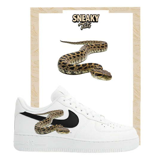 Bügelfolie für Nike Air force 1 und Jordan Schlange