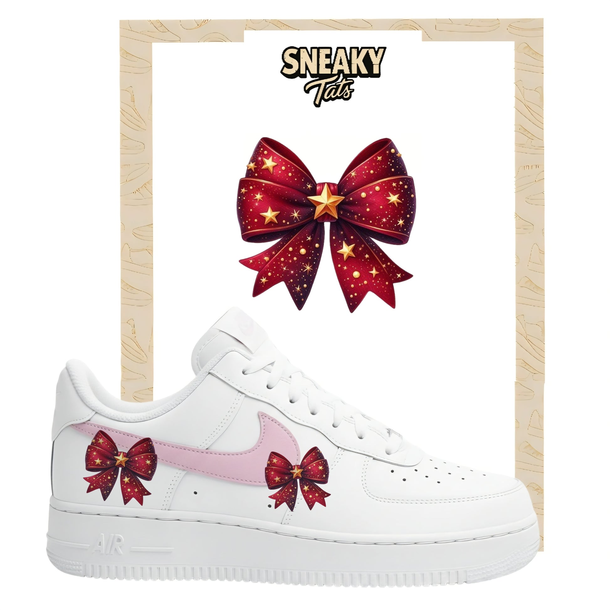 Bügelfolien für Nike Air force 1 und Jordan Schleife